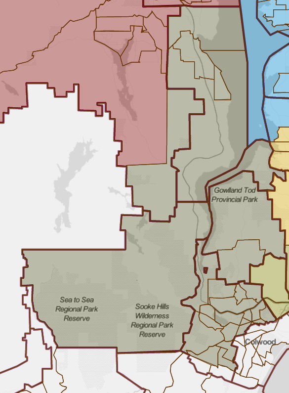 Proposed Langford - Highlands riding map